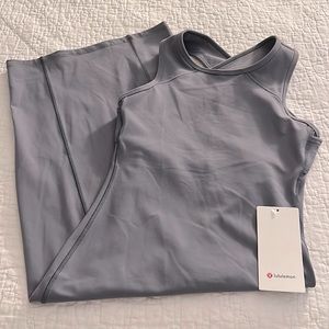 NWT Lululemon Picnic Play Dress Steam Blue Rare